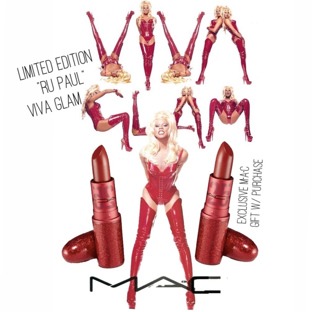 RuPaul M•A•C💄VIVA GLAM 25yrs